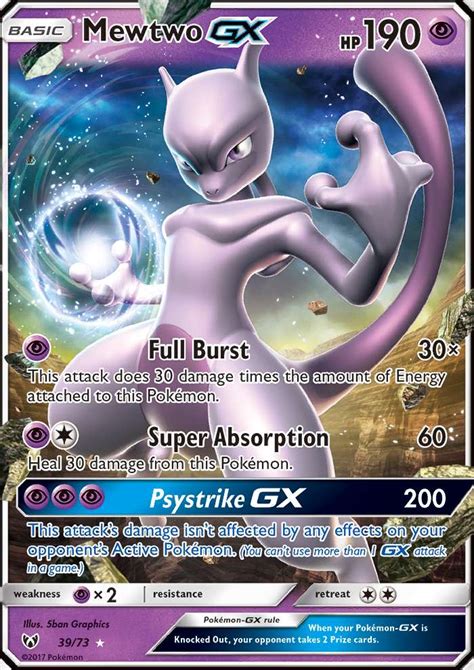 It has 70 more HP, its Psychic attack deals twice as much. . Mewtwo pokemon cards